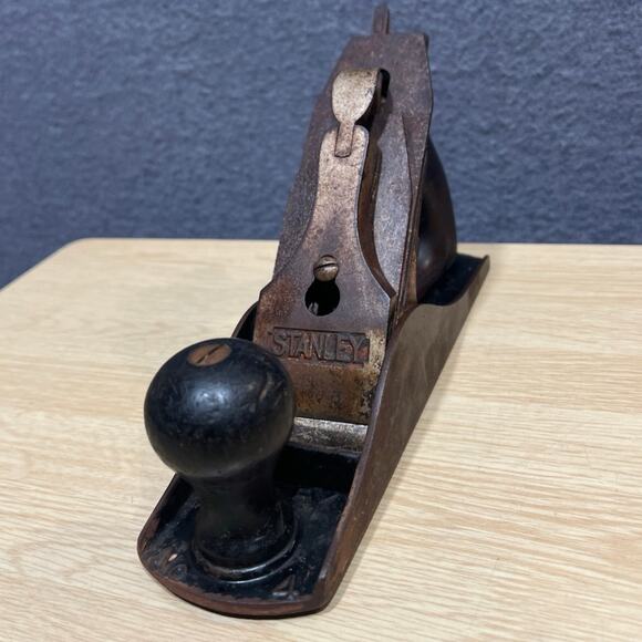 Vintage Stanley Wood Plane Bailey No. 4 Woodworking Smoothing Tool Made in USA - Picture 2 of 11